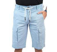 CHARBONNIER ELEVATE YOUR STYLE Cargo Shorts for Men's Performance Series Extreme Comfort, Mens Summer Cargo Shorts (UK, Waist, 34, Regular, Regular, Sky Blue)