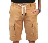 CHARBONNIER ELEVATE YOUR STYLE Cargo Shorts for Men's Performance Series Extreme Comfort, Mens Summer Cargo Shorts (UK, Waist, 32, Regular, Regular, Camel)