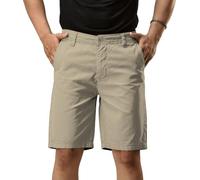 CHARBONNIER ELEVATE YOUR STYLE Chino Shorts for Men Performance Series Extreme Comfort, Unique Colors, Smart Casual All Waist Size (UK, Waist, 36, Regular, Regular, Beige)