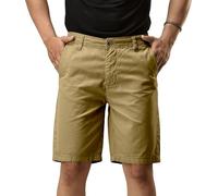 CHARBONNIER ELEVATE YOUR STYLE Chino Shorts for Men Performance Series Extreme Comfort, Unique Colors, Smart Casual All Waist Size (UK, Waist, 38, Regular, Regular, Camel)
