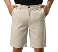 CHARBONNIER ELEVATE YOUR STYLE Chino Shorts for Men Performance Series Extreme Comfort, Unique Colors, Smart Casual All Waist Size (UK, Waist, 34, Regular, Regular, C32)