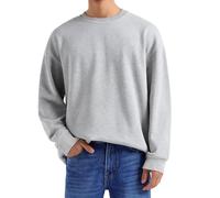CHARBONNIER ELEVATE YOUR STYLE Classic Unisex Sweatshirt for Men & Women - Soft Cotton Blend | Casual Crewneck Pullover | Cozy Winter & Fall Layer (UK, Alpha, S, Regular, Regular, Heather Grey)