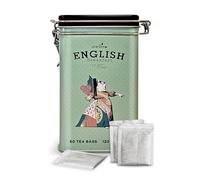Charbrew Alice In Wonderland Queen Of Hearts English Breakfast Metal Tea Tin Caddy Gift - 60 Teabags Black Tea
