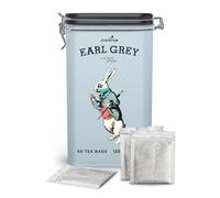 Charbrew Alice In Wonderland Tea Time Earl Grey Metal Tea Tin Caddy Gift - 60 Teabags Black Tea