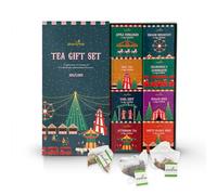 Charbrew Christmas Festive Fairground Tea Gift Set - 16 Teabags in Gift Box | 8 Premium Blends (Black, Herbal & Fruit) | Holiday Tea Assortment, Stocking Filler & Gift for Tea Lovers