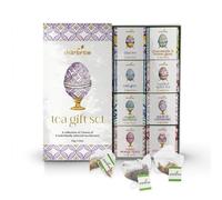 Charbrew Egg 16 Box Assortment Tea Gift Set - 16 Mesh Teabags 8 Mix Tea Blends Including Classic & Herbal/Fruit