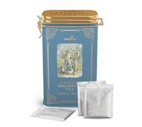 Charbrew Peter Rabbit English Breakfast Tea Tin, 60 Teabags | Classic Black Tea Blend in Reusable Metal Decorative Tin