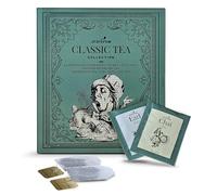Charbrew Tea Book Gift - 64 Individually Wrapped Teabags | 4 Classic Blends: English Breakfast, Earl Grey, Afternoon & Chai | Unique Tea Gift Set for Book Lovers (Mad Hatter)