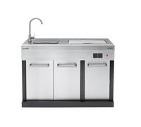 CharBroil Ultimate Entertainment Unit, Stainless Steel Finish.
