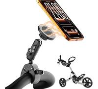 Charchendo [Camera Friendly] No-Shake Magnetic Golf Push Cart Phone Holder