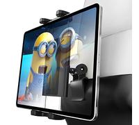 Charchendo for Tesla Model Y Model 3 Headrest Tablet Mount with Metal Ball Head Fits 4-13'' Devices, Car Back Seat iPad Holder Kids Adjustable Travel for iPad 12.9, Tablet, Phone, Switch, Fire HD 10