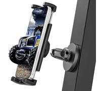 Charchendo Magnetic Metal Phone Mount for Tractor [Powerful Magnet], Adjustable Phone Holder for Heavy Equipment Metal Surface, Fit 16 15 14 13 12 Pro Plus Max Mini and 4-7" Phones with Thick Cases