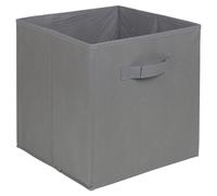 (Charcoal, 1) 1,4, 6 pcs Foldable Fabric Storage Box Cubes Set