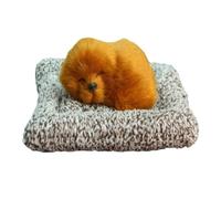 Charcoal Air Purifier Bag with Cute Animal Design for Car and Home, Activated Carbon Deodorizer for Formaldehyde and Odor Removal, Non-Slip Cloth Pad for Dashboard and Console, 15x17cm