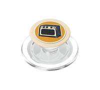 Charcoal Amplifier with a Face Rock and Roll for music fans PopSockets PopGrip for MagSafe
