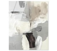 Charcoal and Cream IV Acrylic Print Abstract Wall Art by Art Remedy, Ready to Hang, 24 x 30