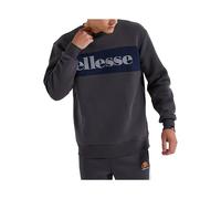 (Charcoal and Navy, S) ELLESSE Mens Sweatshirts Winter Jumper