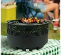 Charcoal Barbecue Black Portable Table Camping Caravan Picnic Outdoor BBQ Grilling Yoga Grill