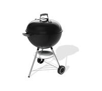 Charcoal Barbecue - Weber - Original Kettle - Ø57 cm - Integrated Thermometer - Enameled Steel - Air Vent - 9 Servings - Black