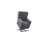 (Charcoal) Barnsley Fabric Electric Rise Recliner Sofa Armchair