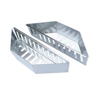 Charcoal Basket for Grill, 2 Piece Container with High Heat Resistance and Robust - Coal Holder - for Use in Fireplaces, Garden, Barbecue, Outdoor BBQ, Camping, Picnic and Kitchen