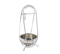 Charcoal Baskets 1PCS Silver Metal Hookah Charcoal Holder Basket Shisha Carbon Basket for Shisha for Baking