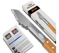 Charcoal BBQ Accessories, Gas Grill Tongs, 17 Inch Long Barbecue Tools, Tongs
