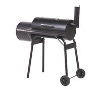 Charcoal BBQ Grill and Smoker Black KATLA