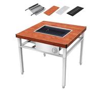 Charcoal BBQ Grill Table, Japanese Style Yakiniku Cooking Table