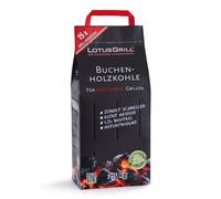Charcoal Beech for Lotus Grill 2,5 KG Without Smoke 15 Cigar G34