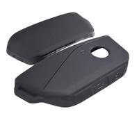 Charcoal Black Shockproof TPU Key Fob Cover Trim for Latest 2023-2025 BMW 7 Series i5 i7 iX X1 X2 X3 X5 X6 X7 XM 530i 540i 760i 840i M60i M70 M5 M50i M60i M235 Alpina XB7