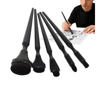 Charcoal Blending Brushes, 5 Pieces Art Supplies, Ink Paint Brushes for Professional Artists, Amateur, DIY Enthusiasts, Crafts, Classroom, Studio, Still Life