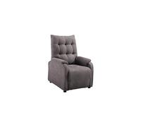 (Charcoal) Charlbury Fabric Recliner Armchair Sofa Fireside Chair Reclining Cinema