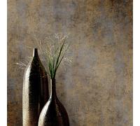 Charcoal Concrete Effect Wallpaper Taupe Brown Gold Metallic Textured Vinyl