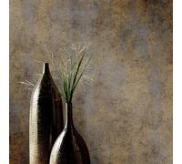 Charcoal Concrete Effect Wallpaper Taupe Brown Gold Metallic Textured Vinyl