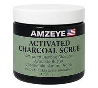 Charcoal Detox Scrub - Purify and Revitalize Your Skin with Activated Bamboo Charcoal, Avocado Butter, and Collagen for a Radiant Glow