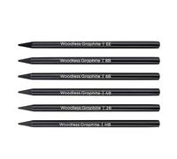 Charcoal Drawing Pencils Set Premium Quality 6pcs Graphite Pencils for Sketching Blending, for Still Life Drawing