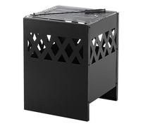 Charcoal Fire Pit Black SHIGA