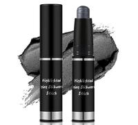 Charcoal Gray Shimmer Eyeshadow Stick - Metallic Cream Eyeshadow Crayon, High Pigmented Eyeliner Pencil with Glitter, Waterproof Long Lasting, Smooth & Easy to Apply for Artistic Eye Makeup