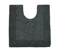 Elegance Reversible Heavyweight Pedestal Mat Allure Bath Fashions Charcoal One Size