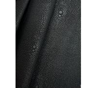 Charcoal Grey by metre of Shagreen Stingray Faux Leather Fabric Available by The Metre and Samples Ideal for Craft Interior Design Home Textiles Neutrals Earthy Tones (Charcoal Grey, 1Metre)