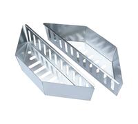 Charcoal Grill Basket - 2 Piece Organizer with High Strength and Heat Resistant, Fire Pit Basket | for Outdoor Cooking in Garden Camping Picnic and Fireplace