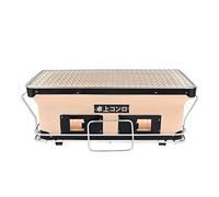 Charcoal Grill, Japanese Ceramic Clay BBQ Hibachi with Charcoal Grate and Stand for Indoor Outdoor Cooking