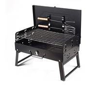 Charcoal Grills, Foldable Outdoor Mini Portable Camping BBQ Grill Folding Charcoal Grill Picnic Hiking Camping Outdoor Cooking Tools