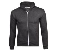 True Face Kids Fleece Zip Up Hoodie Hoodies for Boys and Girls, Casual Hoody Comfy Zipper Jackets for Children Plain Hooded Sweatshirt PE School Jumper (Charcoal - No Cord,13 Years)