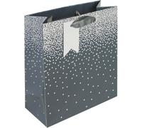 Charcoal Ombre Christmas Medium Gift Bag