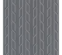 (Charcoal ON4101) Orion Vertical Geometric Stripe Wave Wallpaper