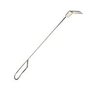 Charcoal Rake - Long Handle Tool Fireplace Cleaning Accessories Oblong Fire Pit Rake BBQ Aid Outdoor Management Tool | Charcoal Rakes for Pizza Oven Ga