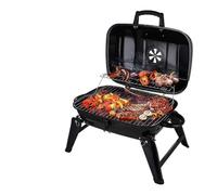 Charcoal Small Backyard BBQ Charcoal Grill - Portable Foldable Outdoor Camping Grille for Home (For 3-5 People)