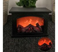 Charcoal Style Led Fireplace Flame Light , Usb Table Lamp For Home Winter Decor
